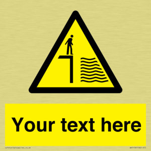 Custom Deep Water Sign